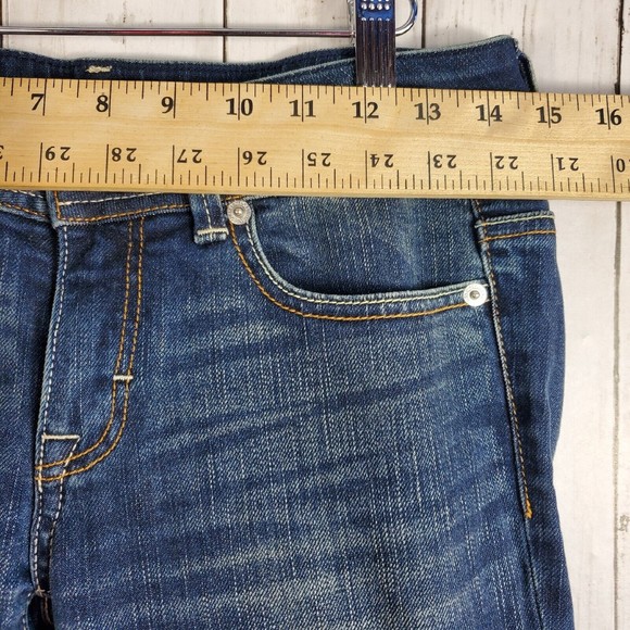 American Eagle Original Boot Stretch Jeans Adult 2 Low Rise Cotton Spandex Nice - Picture 6 of 15